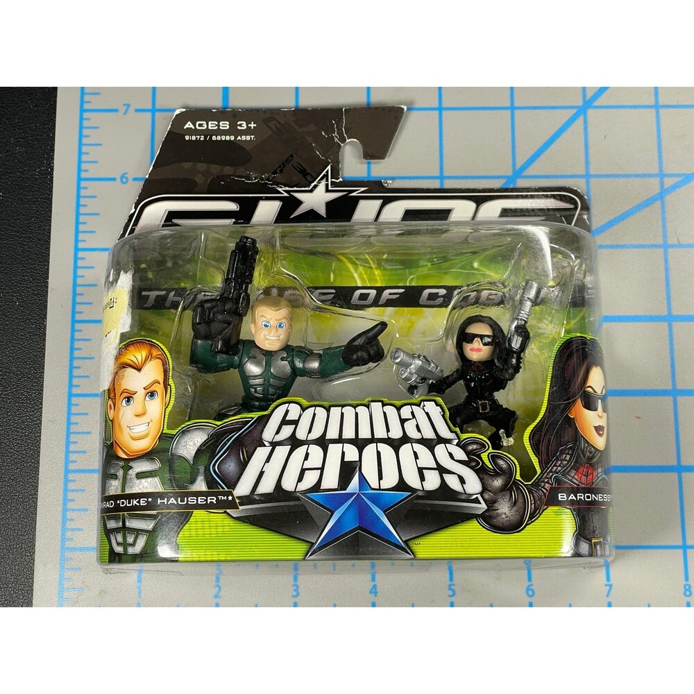 GI Joe Combat Heroes Rise of Cobra Duke and Baroness Action Figure G.I. Joe